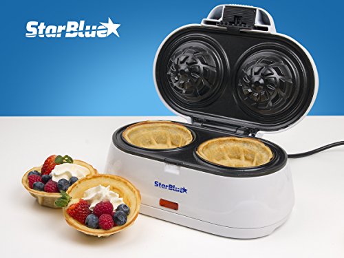 Double Waffle Bowl Maker by StarBlue - White - - Kitchen Parts America