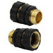 Twinkle Star 3/4 Inch Garden Hose Fitting Quick Connector Male and Female Set, 2 Set - Grill Parts America