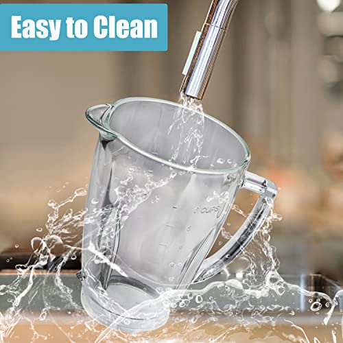 6-Cup Replacement Blender Glass Jar Compatible with Oster Pro