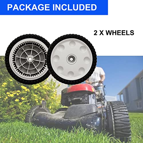 Set of 2 Front Drive Wheels Fit for Troy Bilt Lawn Mowers - Replaces 734-04018C 734-04018A 734-04018B, Drive Wheels for MTD Snapper Troy Bilt Tuff-Cut 210 TB210 TB230 TB240 Self Propelled Mower - Grill Parts America