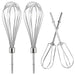 Cenipar W10490648&KHMPW- KHM2B W10490648 Hand Mixer Turbo Beaters(2 Pack) & KHMPW Stainless Steel Pro Whisk(2 Pack) Fit for KHM512BM KHMPW KHM2B - Kitchen Parts America