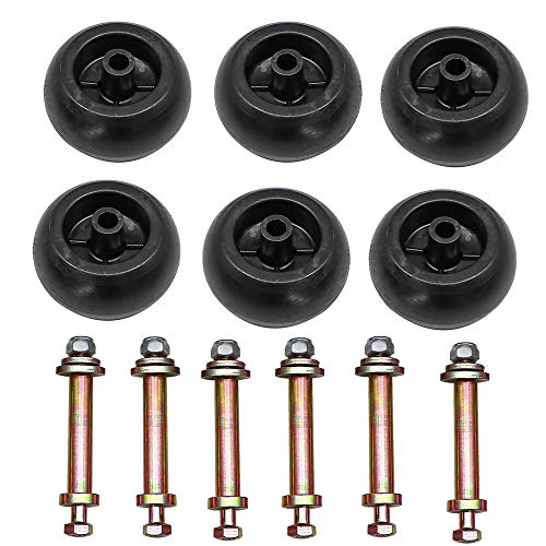 KIPA Mower Anti Scalp Deck Wheel Kit Replace for Bad Boy 022-5234-98 103-3168 103-7263 103-4051 Toro 1-603299 68-2730 Husqvarna 5391026-43 and Many Bore 5/8" Wheel Size 5-2.75 Durable PACK-6 - Grill Parts America