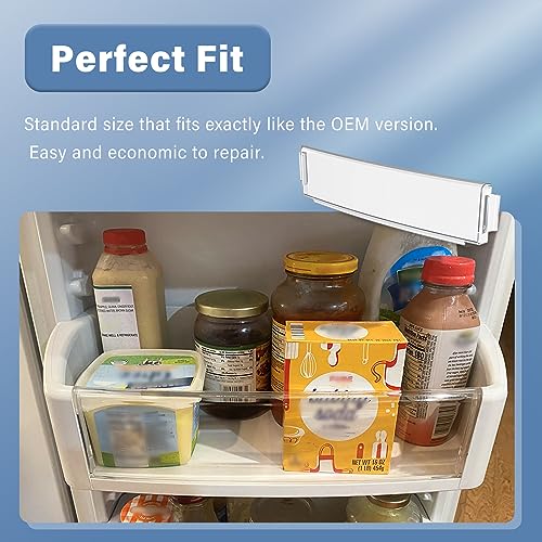 ANTOBLE WR71X10761 Fridge Shelf Trim Compatible with GE Refrigerator Shelves Trim Replacement Parts WR71X10289 Insert Module for General Electric Refrigerator Door Shelf Front Bin Guard Accessories - Grill Parts America