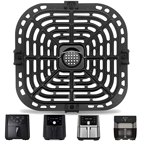 Air Fryer Accessories for Instant Vortex 6 in 1 6QT Gourmia GAF735 6 QT Air Fryer, Original Replacement Air Fryer Grill Plate Grill Pan Crisper Plate Tray Rack Parts, Dishwasher Safe - Grill Parts America