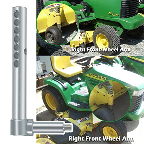 AM120680 Lawn Mower Right Front Gage Wheel Arm for John Deere GT245 GX255 GX335 GX345 GX355 X465 X485 X495 X500 X520 X534 X540 X575 ect. - Grill Parts America