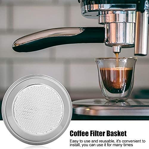 58mm Stainless Steel Coffee Filter Basket Single Layer Double Doses Filter Coffee Machine Replacement Parts - Kitchen Parts America