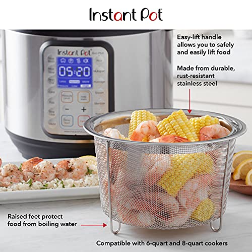 Instant Pot Official Large Mesh Steamer Basket, Stainless Steel