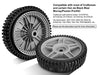 8 Inch Front Wheels Replaces for HU 581009202-2 Pack Drive Wheels Tires Compatible with Hon da Black Max Lawn Mower, Craftsman 917376161, HU 7021RES Self Propelled Mower, Replace 193912x460 - Grill Parts America