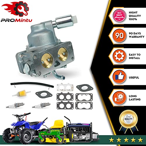 Carburetor Carb Replaces MIA12038 For John Deere Z445 Z655 EZTrak Zero Turn L118 L120 LA130 LA135 LA140 LA145 LA150 Lawn Tractor With Briggs Stratton 22HP 23HP 24HP 25HP 26HP 27HP V-Twin Intek Engine - Grill Parts America