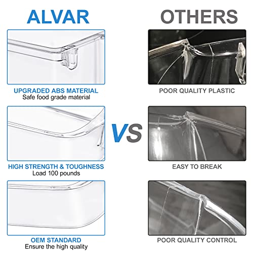 UPGRADED WPW10710203 Refrigerator Door Bin Shelf Replacement, Compatible with Whirlpool Kenmore Refrigerator Door Shelf Parts W10710203, W10451871, W10463668, AP6023888, PS11757236 with Soda Organizer - Grill Parts America