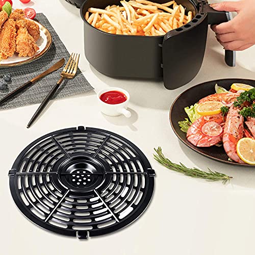 Air Fryer Replacement Parts for Power Xl 5QT Air Fryer, 8.7'' Non-Stick Air Fryer Accessories Replacement Tray Grill Pan Rack Crisper Plate Grill Plate for Ultrean Gourmia GAF575 GAF518 Air Fryer - Grill Parts America