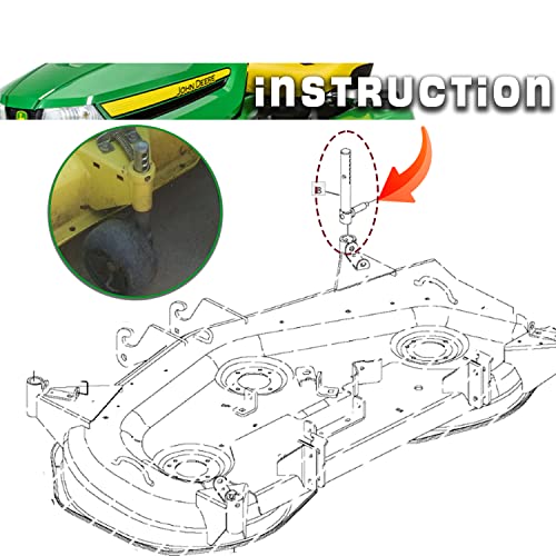 AM120680 Lawn Mower Right Front Gage Wheel Arm for John Deere GT245 GX255 GX335 GX345 GX355 X465 X485 X495 X500 X520 X534 X540 X575 ect. - Grill Parts America