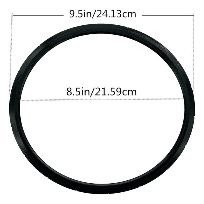 Sigely 09936 Pressure Cooker Sealing Ring/Gasket & Overpressure Plug (2 Sets per Pack) Compatible with Presto Various 6-Quart Models Replace 09936 09904 and 50295 - Kitchen Parts America