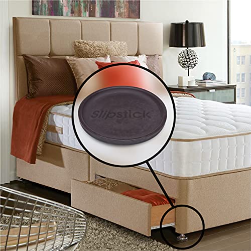 Slipstick Universal Non Slip Rubber Protector Pads (Set of 4) 3 Inch Round Gripper Pads to Prevent Sliding and Protect Hard Surfaces, Brown, CB755 - Kitchen Parts America