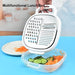 Vegetable Chopper Kitchen Grater Professional Food Chopper Vegetable Slicer Onion Chopper With Container And 3 Blades - Kitchen Parts America