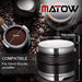 53mm Coffee Distributor & Tamper, MATOW Dual Head Coffee Leveler Fits for 54mm Breville Portafilter, Adjustable Depth- Professional Espresso Hand Tampers - Grill Parts America