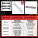 Upgrade W10671238 WPW10671238 Fridge Crisper Drawer Center Rail Replace 12530701 12530701N 67001057 Compatible With Whirlpool Kenmore KitchenAid Maytag Amana Refrigerator Drawer Slide Rail 2-year QA - Grill Parts America