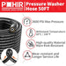 POHIR Pressure Washer Gun and 50FT Hose Kit, 3600 PSI Power Washer Gun Comes With 15in Extension Wand Parts 7 Nozzle Tips Quick Connect Set For Home Cleaning and Car Washing - Grill Parts America