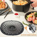 Air Fryer Grill Pan for PowerXL Vortex 7 QT Air Fryer, Oval Nonstick 10.1''*9.3'' Air Fryer Replacement Parts Accessories Rack Tray Basket Grill Plate Crisper Plate with Rubber Bumpers,Dishwasher Safe - Grill Parts America