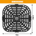 Air Fryer Accessories for Instant Pot Vortex Plus 6 in 1 6 QT Gourmia GAF735 6 QT Air Fryer, Air Fryer Replacement Parts Tray Rack Grill Plate Grill Pan Crisper Plate, Dishwasher Safe - Grill Parts America