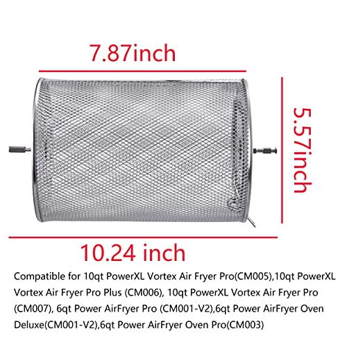 Replacement Rotisserie Cage for PowerXL Air Fryer,Air Fryer Replacement Parts for PowerXL Vortex Air Fryer Pro,PowerXL Vortex Air Fryer Pro Plus,PowerXL Air Fryer Pro - Grill Parts America