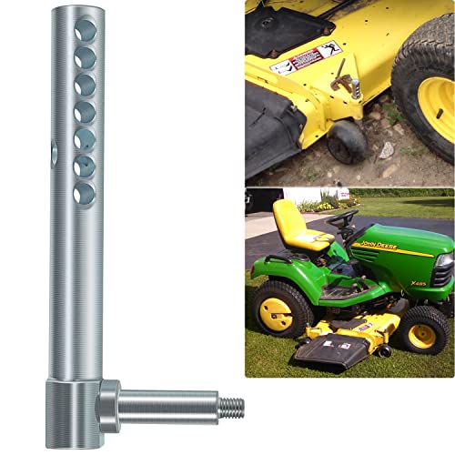 Hihitomorrow Mower Deck Gauge Wheel Arm Shaft Left Rear & Right Front Parts AM131288 for John Deere Mower Lawn & Garden Tractors GX345 GX355 4010 4210 GT225 GT235 X465 X575 - Grill Parts America