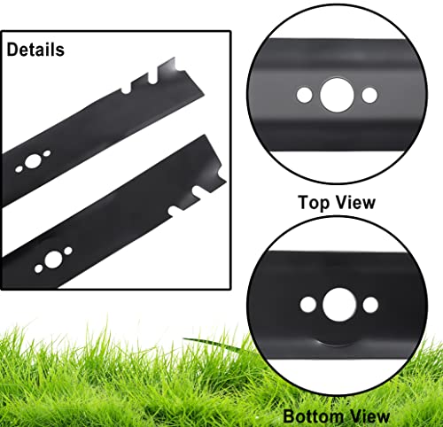 Wadoy 120-9500-03 Blades 15.4" 2 Pack Compatible with Toroo Timemasterr 30 inch Mower Parts for 116-6358-03 20199 20200 20975 20977 22207 20120P - Grill Parts America