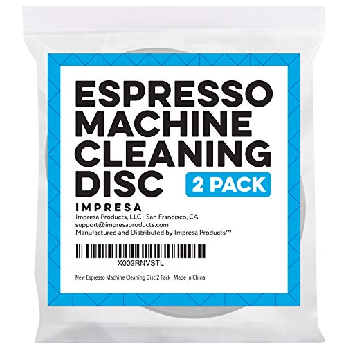 IMPRESA 2 Pack Espresso Cleaning Disc for Select Breville Espresso Machines - 54mm Backflush Disc for Espresso Makers Comparable to Breville Part BES870XL/11.2 Rubber Disks - Kitchen Parts America