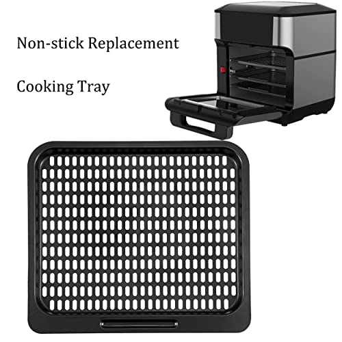 Cooking Tray for Instant Vortex Plus 10 Quart Air Fryer,3 Pcs Replacement Cooking Trays for Innsky 10.6 Quart Air Fryer Oven,Nonstic Cooking Rack,Air Fryer Replacement Parts and Accessories - Grill Parts America