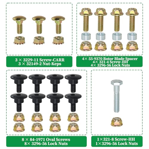 NICHEFLAG 99-9313 Snow Blower Paddles with 55-8760 Scraper Blade 55-9300 Belt Replaces 55-9250, 55-9251, 88-0771, 125-1128 for Toro CCR2000, CCR2400, CCR2400E, CCR2400R, CCR2500, CCR3000 Snowthrowers - Grill Parts America