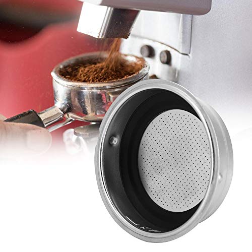 1 Cup 51mm Coffee Filter Basket, Detachable Stainless Steel Portafilter Basket Espresso Filter Coffee Machine Accessories for Home Office - Kitchen Parts America