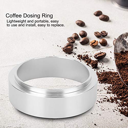 Dosing Ring Funnel, Aluminum Coffee Dosing Ring Funnel, Espresso Dosing Funnel Coffee Cafe Barista Replacement Parts Coffee Powder Ring Coffee Machine Accessories(51mm)(51mm) - Kitchen Parts America