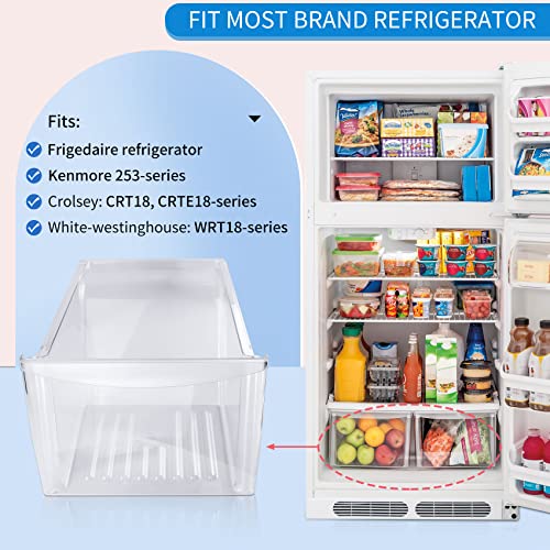 Azdele 2022 Upgraded 240337103 Refrigerator Crisper Pan, Replace 240337102, 240337105, 240337107, 240337108, 240337109, 891037, Compatible with frigidaire, Kenmore, Crosley, White westinghouse - Grill Parts America