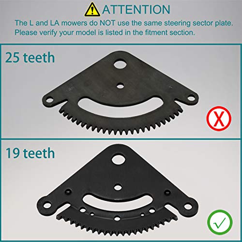 HQPASFY Steering Sector Pinion Gear Rebuild Kit Compatible with John Deere LA Series Lawn Tractors Replaces# GX21924BLE, GX20053, GX20054, GX21994 - Grill Parts America