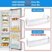 (2 PACK) UPGRADED DA97-08348A Refrigerator Door Shelf Bin Compatible with Samsung Refrigerator Part RS265TDRS RS25H5111BC RS25H5111SR Door,For DA63-05215A Refrigerator Middle Door Bin Guard Assembly - Grill Parts America
