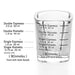 BCnmviku Espresso Shot Glasses Measuring Cup Liquid Heavy Glass for Baristas 2oz for Single Shot of Ristrettos (2 pack) - Kitchen Parts America