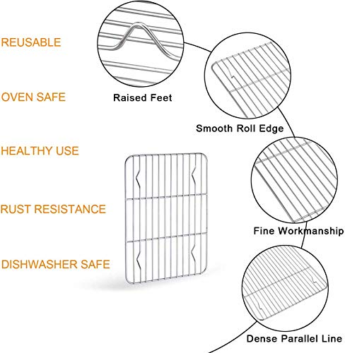 TeamFar Toaster Oven Pan Tray with Cooling Rack - Kitchen Parts America