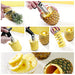 Pineapple Corer, [Upgraded, Reinforced, Thicker Blade] Newness Premium Pineapple Corer Remover (Black) - Kitchen Parts America