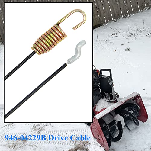 AILEETE 946-04229B Clutch Drive Cable for MTD Craftsman Troy-Bilt Yard Machines Yard Man Snowblower 746-04229, 746-04229B, 946-04229 - Grill Parts America