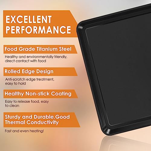 FBORHAFY 13" × 13" Nonstick Baking Sheet, Replacement Baking Pan for Ninja SP100, SP101, SP1001C, SP201 Foodi Air Fry Oven, Baking Tray for Ninja Foodi 8-in-1 Air Fry Oven - Grill Parts America