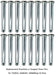 dawnow (16 Pack) Replace 703063 1668344 1686806yp Fits Most Newer Snapper & John Deere snowthrowers Shear pin Kit - Grill Parts America