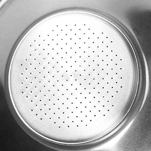 58mm Portafilter Basket, 1 Cup Stainless Steel Coffee Filter Basket - Kitchen Parts America