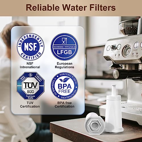 Replacement Water Filter for Breville Espresso Coffee Machine, Compatible with Breville Sage Oracle Touch, Claro Swiss, Barista & Bambino, BES880/BES878/BES920/BES980/BES990-2 Pack - Grill Parts America