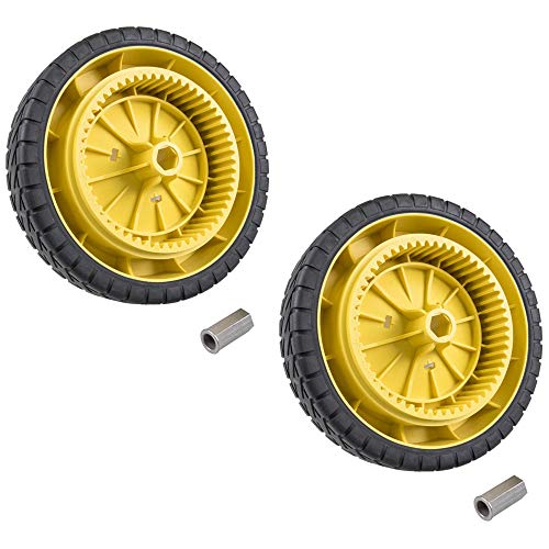 OEM Rear Wheel 2 Pack Kit John Deere JS 20 30 40 Walk Behind Mower GX24018 - Grill Parts America