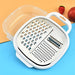 Vegetable Chopper Kitchen Grater Professional Food Chopper Vegetable Slicer Onion Chopper With Container And 3 Blades - Kitchen Parts America