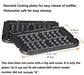 RAFBAR Waffle Plates for Cuisinart Griddler GR-4N,GR-5B P1,GR6S and GRID-8N Series, 2 Nonstick Coating Plates for 4 Slices Belgian Waffles - Grill Parts America