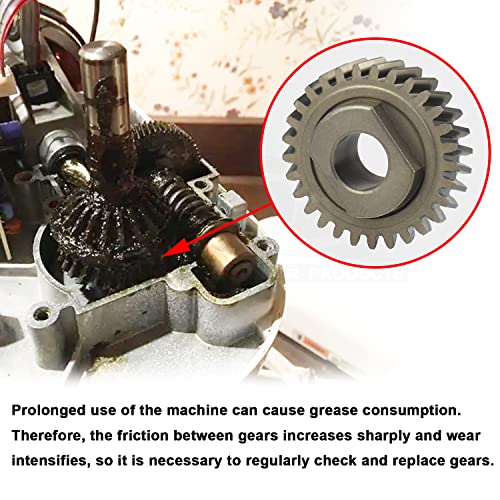 9706529 W11086780 Replacement Gear Parts for Worm 9703543 1094120 9703543 AH774065 EA774065 PS774065 WP9706529 with the 9709511 Gasket and 9703680 Circlip - Kitchen Parts America