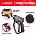 YAMATIC Short Pressure Washer Gun with Swivel, 5000 PSI Power Washer Wand Stubby Trigger Handle with 3/8" Plug & M22-14mm Male Inlet, 1/4" Quick Connect Outlet for Foam Cannon Car Wash - Grill Parts America