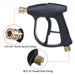 Sooprinse High Pressure Washer Gun 3000 PSI Max, Power Washer Short Gun with 1/4 Inch Quick Connector, M22-14 - Grill Parts America