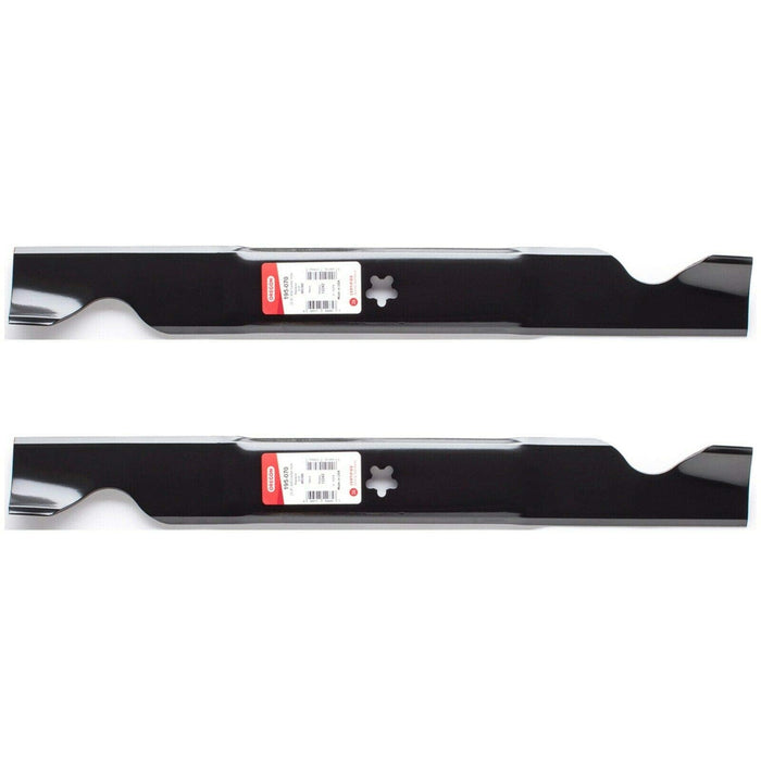 2PK Oregon 195-070 Mower Blade for 46" Husqvarna YTH22V46 - Grill Parts America